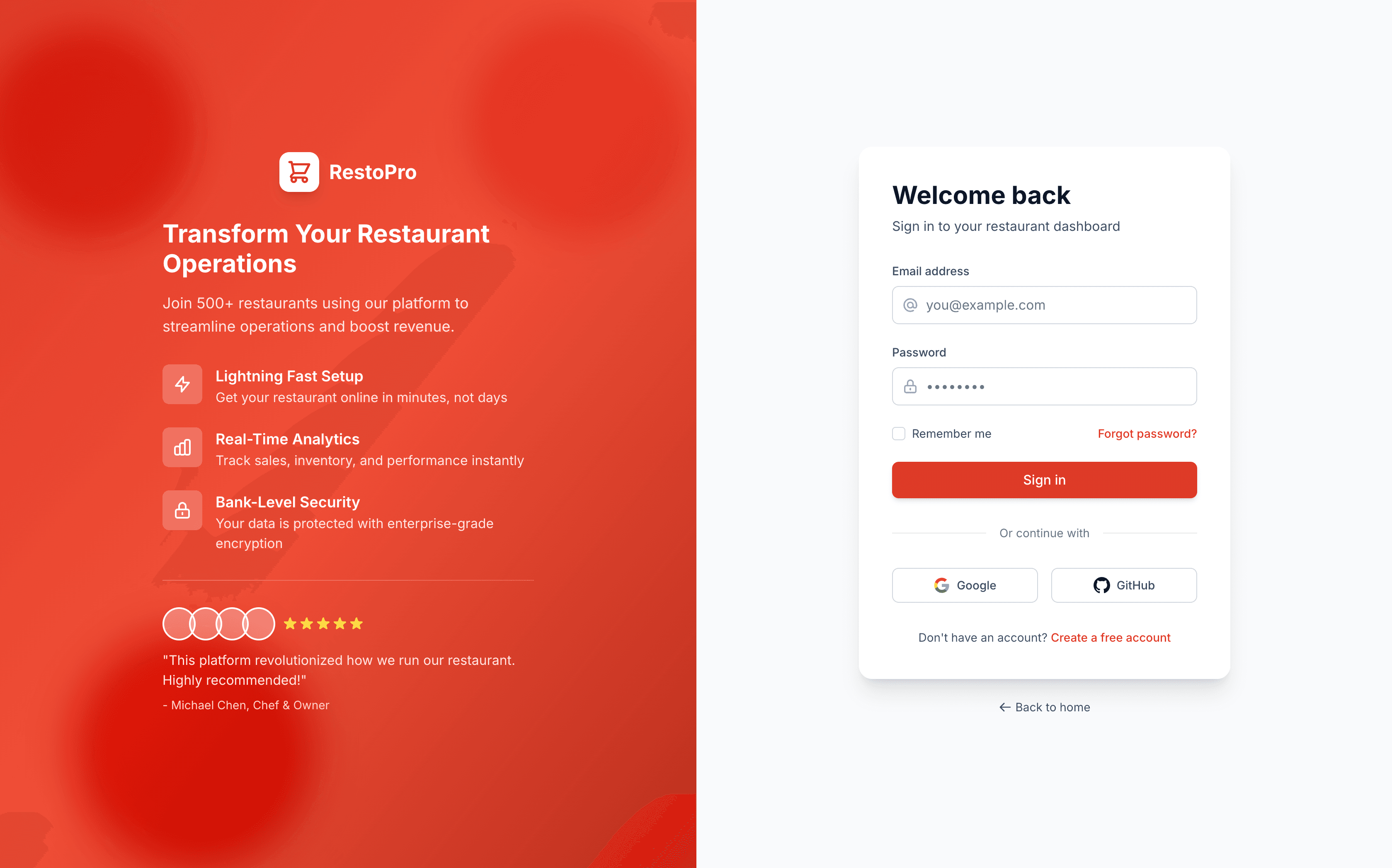 Restopro - Restaurant Management